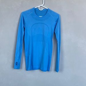 Lululemon swiftly tech long sleeved shirt blue